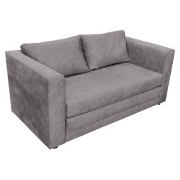 Kondela Rozkladacia pohovka, látka sivá, BEJA