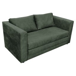 Kondela Rozkladacia pohovka, zelená látka, BEJA