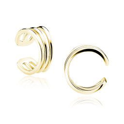 Olivie Strieborná záušnica GOLD 5451