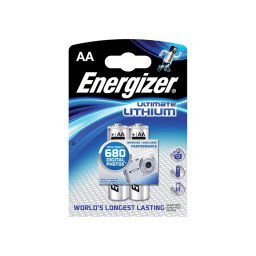 Batérie lítiová AA R6 1,5V ENERGIZER Ultimate 2ks / blister –40°C
