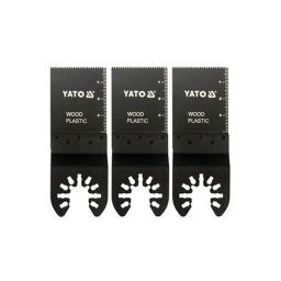 YATO Pilový list na ponor. řezy HCS pro multifunkční nářadí, 34mm (dřevo, plast), sada 3ks