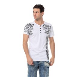 Tričko Cipo & Baxx CT789 white