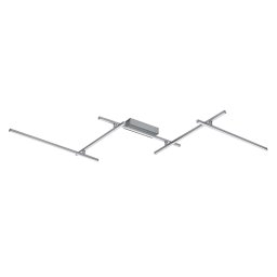 Rabalux Strieborné stropné LED svietidlo Negan 1780mm 40W 71020