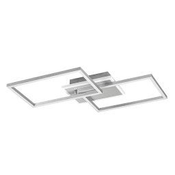 Rabalux Strieborné stropné LED svietidlo Athelstan 500mm 40W 71014