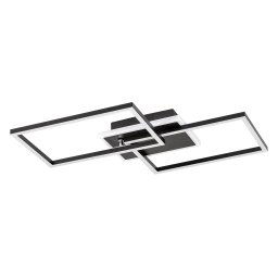 Rabalux Čierne stropné LED svietidlo Athelstan 500mm 40W 71013