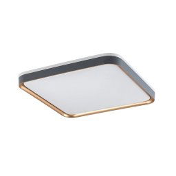 Rabalux Šedo-zlaté stropné LED svietidlo Liatris hranaté 395x395mm 26W 71029