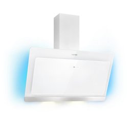 Klarstein Aurora Eco 90, digestor, 550 m³/h, LED displej, biely