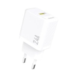 Dudao A23 sieťová nabíjačka USB 2.4A, biela