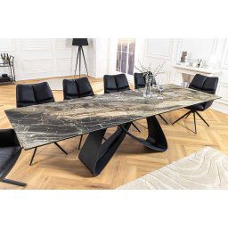 LuxD Rozťahovací keramický stôl Bayarmaa 180-220-260 cm taupe