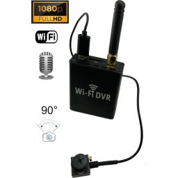 Kamera v gombíku FULL HD s 90° uhol + audio - Wifi DVR modul pre live sledovanie
