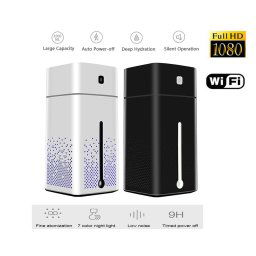 USB ultrazvukový zvlhčovač vzduchu s WiFi FULL HD kamerou + 16GB pamäť