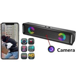 Bluetooth reproduktor s kamerou FULL HD - Spy kamera Wifi v reproduktore s detekciou pohybu