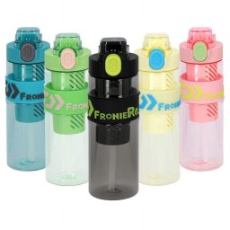 Fľaša na vodu s infuzérom a slamkou – 650 ml