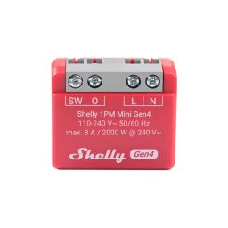 Smart Switch SHELLY 1PM Mini Gen4 WiFi Zigbee Bluetooth Matter