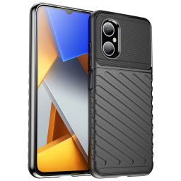 Hurtel Thunder obal, Xiaomi Redmi Note 11E / Redmi 10 5G / Redmi 10 Prime+ 5G / Poco M4 5G , čierny