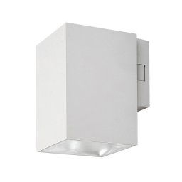 Rabalux Biele fasádne LED svietidlo Urfa Cube 9W IP65 CCT 77163