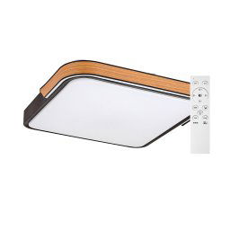Rabalux SMART WIFI Čierne stropné LED svietidlo Arild 500x500mm 48W RGB+CCT s DO 71146