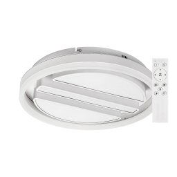 Rabalux Biele stropné LED svietidlo Gremin okrúhle 400mm 55W CCT s DO 71112