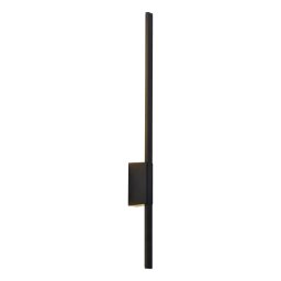 Rabalux Čierne fasádne LED svietidlo Kelebia 12W IP44 77125