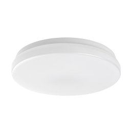 Rabalux Biele stropné LED svietidlo Lowar okrúhle 285mm 18W IP44 CCT 77182