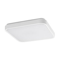 Rabalux Biele stropné LED svietidlo Lowar s pohybovým čidlom hranaté 285x285mm 18W IP44 s DO Farba svetla: Denná biela 77138