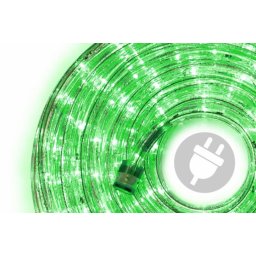 NEXOS LED svetelný kábel 10 m, 240 LED diód, zelený