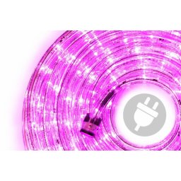 NEXOS LED svetelný kábel 10 m, 240 LED diód, ružový