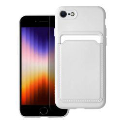 Forcell Card Case obal, iPhone 7 / 8 / SE 2020, biely