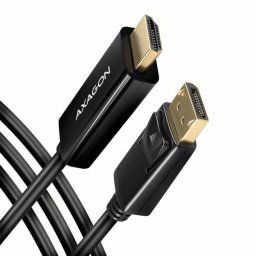 AXAGON RVD-HI14C2, DisplayPort -> HDMI 1.4 redukcia kábel 1.8m, 4K30Hz RVD-HI14C2