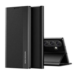MG Sleep Case Pro knižkové puzdro na Samsung Galaxy S25 Edge, čierne