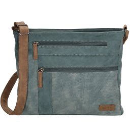Modrá dvojfarebná crossbody kabelka na rameno "Melissa“