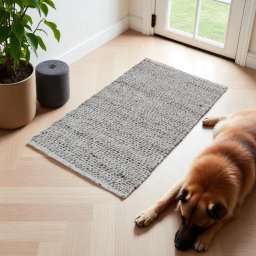 Vastag sznyeg gyapjbl Rustic 70x130 szvtt sznyeg