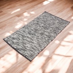 Vastag gyapj sznyeg Rustic 70x130 szrke sznyeg