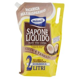 Malizia Milmil Vanilia & Coconut tekuté mydlo 2l