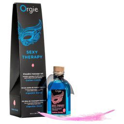 Orgie Sexy Therapy - masny olej set - cukrov vata