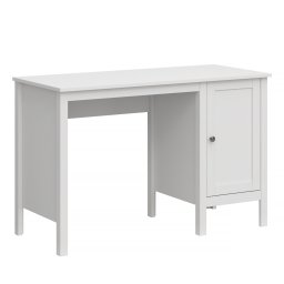 Kondela PC stôl 1D/1155, biela, OLJE