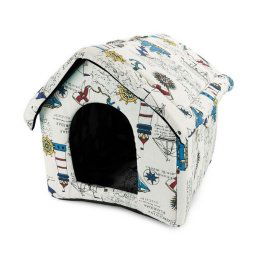 Domeček pro psa, kočku 38x35x33 cm bílý