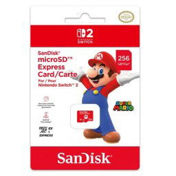 SanDisk Nintendo Switch 2 microSD Express 256 GB SDSQXFN-256G-GR6ZN