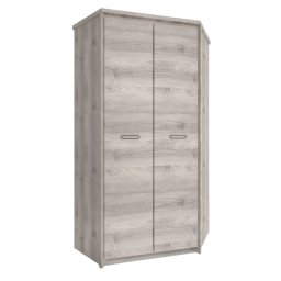 Kondela Rohová skriňa, 86cm, kombinovaná, gaštan nairobi, JESI 2D