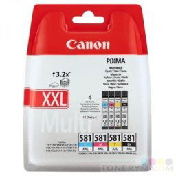 Náplne CANON CLI-581 BK/C/M/Y XXL PACK - originál