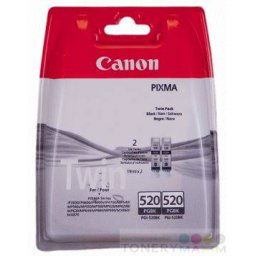 CANON Originál PGI-520PGBK black TWIN MP 540/620/630/980, iP 3600/4600 (2ks)