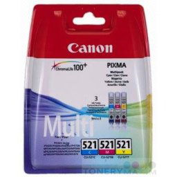 CANON Originál CLI-521 C/M/Y PACK MP 540/620/630/980, iP 3600/4600