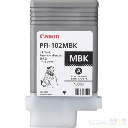 CANON Originál PFI-102MBK matte black iPF 500/510/600/605/610/650/655/700/710/720/750/755/