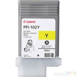 CANON Originál PFI-102Y yellow iPF 500/510/600/605/610/650/655/700/710/720/750/755/760/765