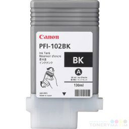 CANON Originál PFI-102BK black iPF 500/510/600/605/610/650/655/700/710/720/750/755/760/765