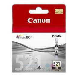 CANON Originál CLI-521BK black MP 540/620/630/980, iP 3600/4600