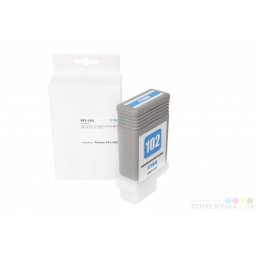 Náplň Canon PFI-102C Cyan - renovovaná náplň
