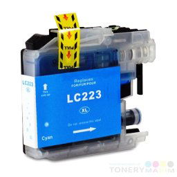 Náplň Brother LC-223 XL Cyan - alternatívna atramentová náplň