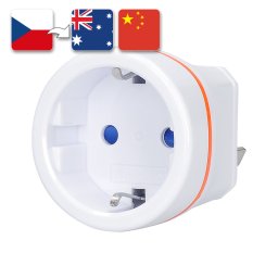 Solight Cestovný adaptér na použitie v Číne a Austrálii PA01-AU