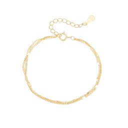 Olivie Strieborný detský náramok GOLD 9250